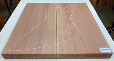 Body Western Red Cedar, 2-pcs Explorer,  Unique Piece #054